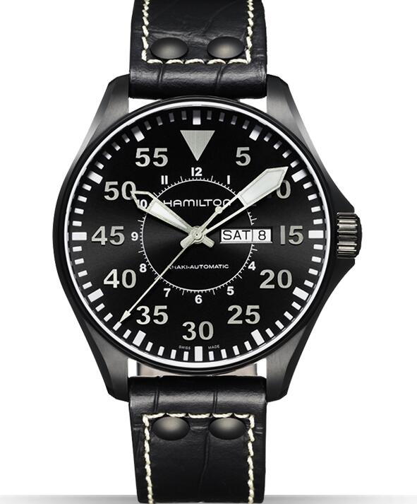 luxury replica Hamilton Aviation Pilot 46mm H64785835 watches